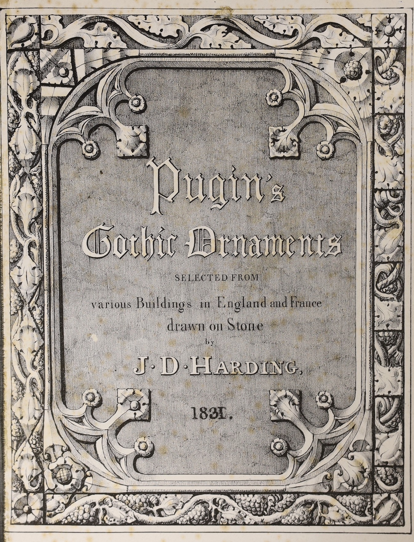Pugin, A.C. - Gothic Ornaments, London 1831